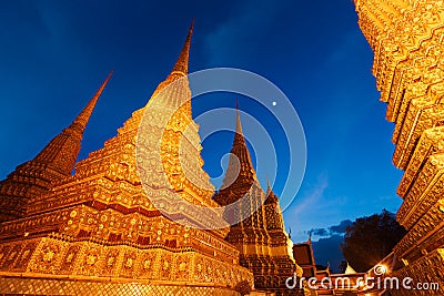 Wat Pho in Bangkok, Thailand Stock Photo