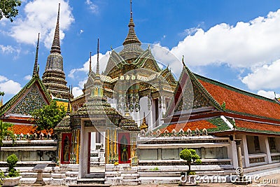 Wat pho - Bhuda image thailand Stock Photo