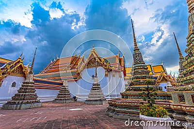 Wat Pho or Wat Phra Chetuphon Stock Photo