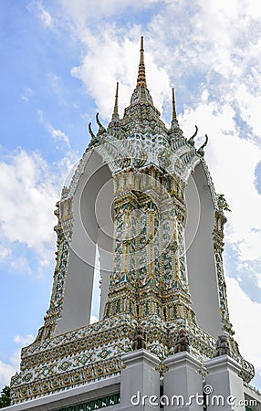 Wat Pho temple in Bangkok, Thailand Stock Photo