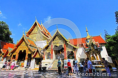 Wat Phra That Doi Suthep, Chiang Mai, Thailand Editorial Stock Photo