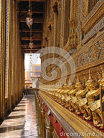 Wat Phra Kaew, Bangkok Stock Photo