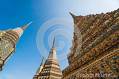Wat Phra Kaew, Bangkok famous landmark of Thailand. Asia Stock Photo