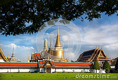 Wat Phra Kaew in Bangkok Stock Photo