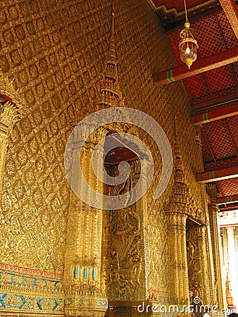 Wat Phra Kaew, Bangkok, Thailand Stock Photo