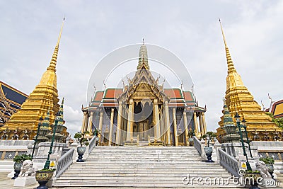 Wat Phra Kaew, Thailand - June 08, 2020:-officially known as Wat Phra Sri Rattana Satsadaram is regarded as the most important Editorial Stock Photo