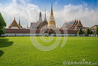 Wat Phra Keow. The royal temple in Bangkok Stock Photo