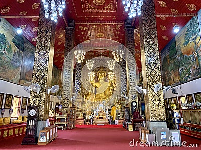 Buddha , Wat Phra That Lampang Luang Editorial Stock Photo