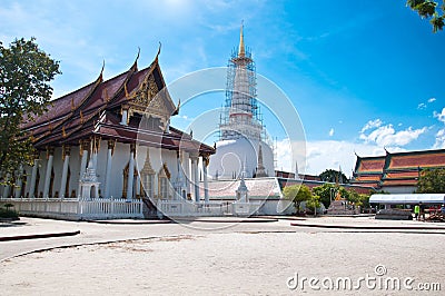Wat Phra Mahathat Thailand Stock Photo