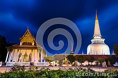 Wat Phra Mahathat Woramahawihan Nakhon Si Thammarat Important Places of Buddhism Landmark Stock Photo