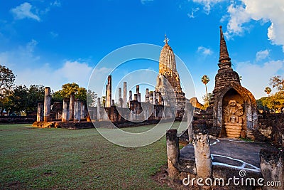 Wat Phra Si Rattana Mahathat - Chaliang at Si Satchanalai Historical Park, a UNESCO World Heritage Site in Sukhothai, Thailand Stock Photo