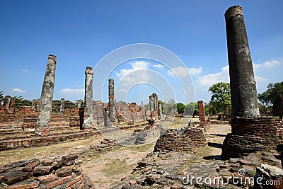 Wat Phra Si Sanphet, Ayutthaya Stock Photo