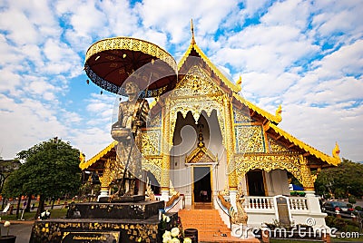 Wat Phra Singh Editorial Stock Photo