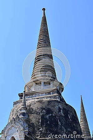 Wat Phra SiSanphet Ayuthaya,Thailand Stock Photo