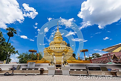 Wat Phra That Sri Chom Thong Temple. Editorial Stock Photo