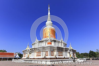 Wat Phra-tard-na-dun Mahasarakam Stock Photo