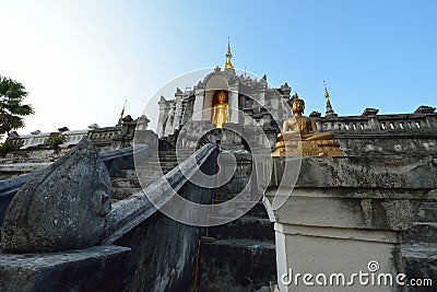 Wat Phra Yuen is Thai temple in Lamphun, Thailand Stock Photo