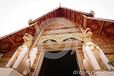 Wat phrasingha from Chiangrai Stock Photo
