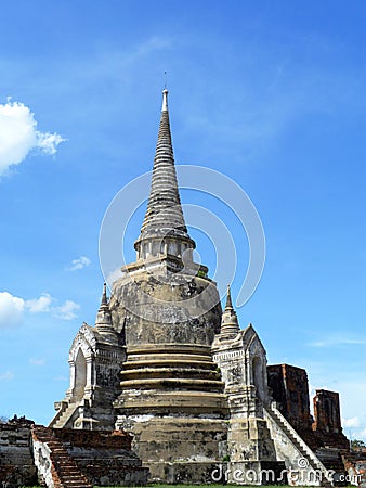 Wat Phrasisanpetch in the Ayutthaya Historical Park Stock Photo