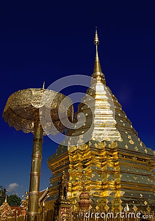Wat Phrathat Doi Suthep Stock Photo