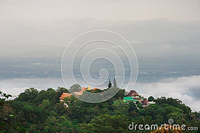 Wat Phrathat Doi Suthep in Chiang Mai, Thailand Stock Photo