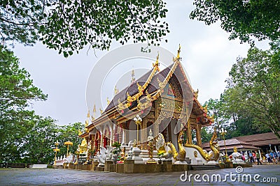Wat Phrathat Doi Tung Editorial Stock Photo