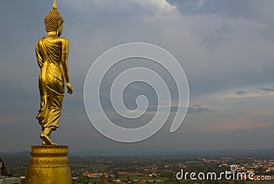 Wat Phrathat Khao Noi, Nan,Thailand Stock Photo