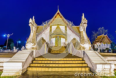 Wat Phumin is a unique thai traditional temple Editorial Stock Photo