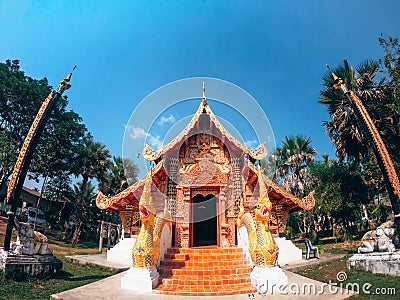 Wat Si Don Chai temple Stock Photo