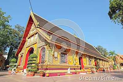 Wat Si Muang in Vientiane, Laos. Stock Photo