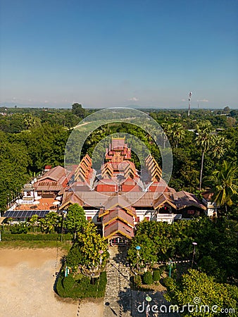 Wat Si Rongmuang Lampang Thailand Stock Photo