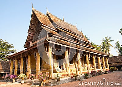 Wat Sisaket, Vientiane, Laos Stock Photo