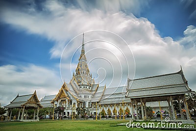 Wat Sothon Wararam Stock Photo
