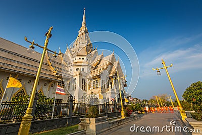 Wat Sothon Wararam Worawihan temple Editorial Stock Photo