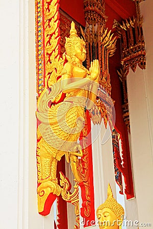 Statue In Wat Tham Bucha, Surat Thani, Thailand Stock Photo