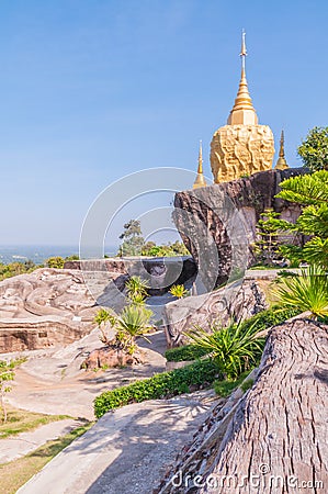 Wat Tham Pha Daen, Sakon Nakhon,Thailand Stock Photo