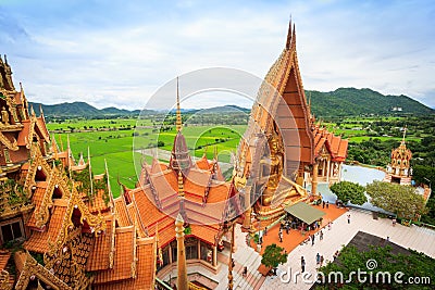 Watthumsua at Kanjanaburi, Thailand Stock Photo