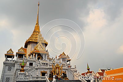 Wat Traimit temple in Chinatown, Bangkok, Thailand Editorial Stock Photo