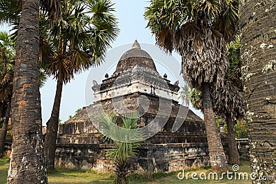 Wat Visounnarath in Luang Prabang Stock Photo