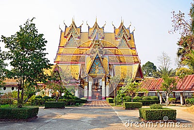 Wat Wang Wiwekaram Stock Photo