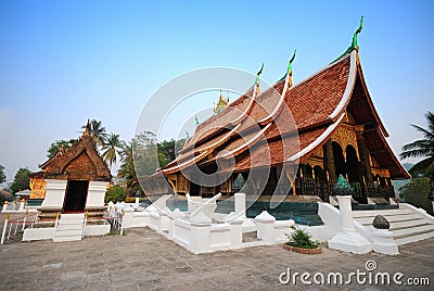 Wat Xieng Thong Stock Photo