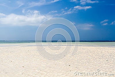 Kenya. The most beutiful beach of the area. Stock Photo