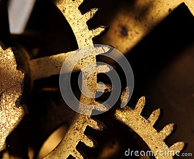 Watch mechanism Stock Photo