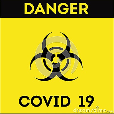 Watch out! The danger of coronovirus. Quarantine. Vector Illustration