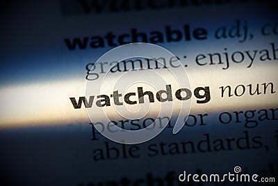 Watchdog Stock Photo