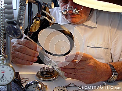 Watchmaker Stock Photo