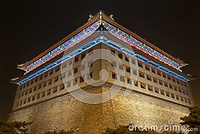 Watchtower Dongguan Men City Wall Beijing China Stock Photo