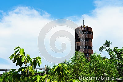 Watchtower has for people come photograp view Editorial Stock Photo