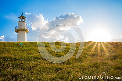 Watchtower on the horizon Stock Photo