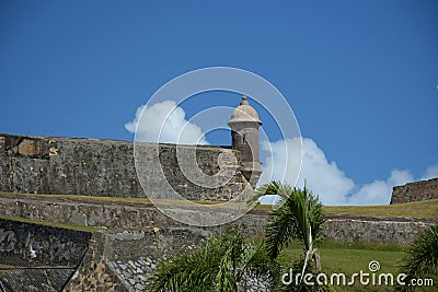 Watchtower Old San Juan Stock Photo